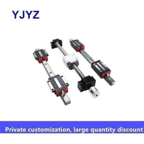 2 HGR25 rails+4 HGW25CC+1 SFU20 series+round hole nut+HM-15-80 (cast iron)+BF15+DSG20H+XB30*40-12*14(C7)/(C5) part 2