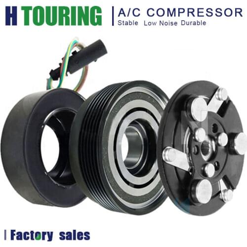 SD7V16 AC Compressor Clutch for AUDI A3 Volkswagen Golf Bora Caddy Golf beetle Sharan Seat 1J0820803A 1J0820805 1221 7M3820803B