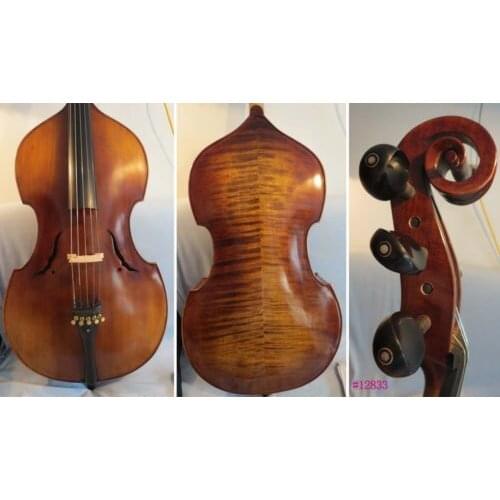 Baroque style SONG Brand flames 5 strings 4/4 cello,rich deep bass tone #12833