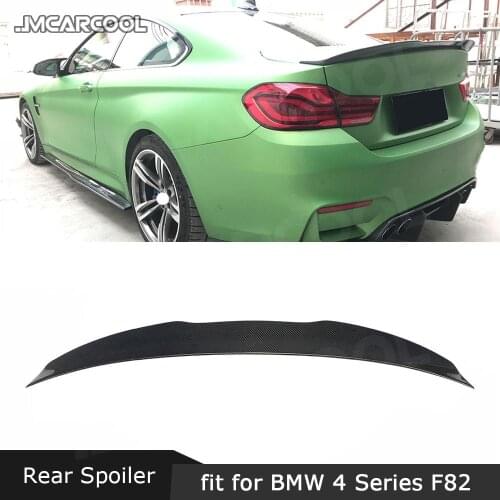 Carbon fiber Material Rear Boot Spoiler Fit For BMW 4 Series F82 M4 Coupe 2 door 2014 2015 2016 2017 2018 2019
