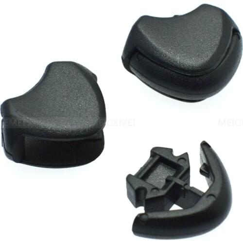 1000pcs/pack Plastic Zipper Pull Cord Ends Lock Stopper For Paracord Black Free Shipping