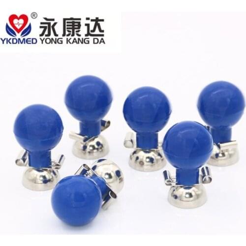 12pcs/lot Silicone Adult ekg accessories perfect fit for banana 4.0 Din 3.0 plug leadwires