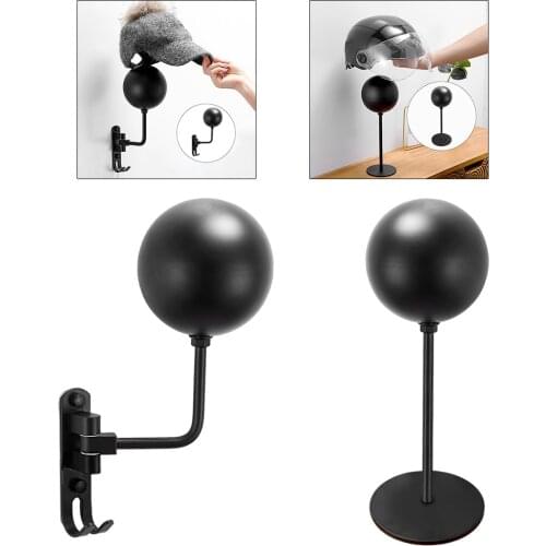 180 Degree Rotation Wall Mounted Helmet Stand Hat Holder For Coats Hats Bags Motorcycle Helmet Holder Wall Mounted Hat Stand