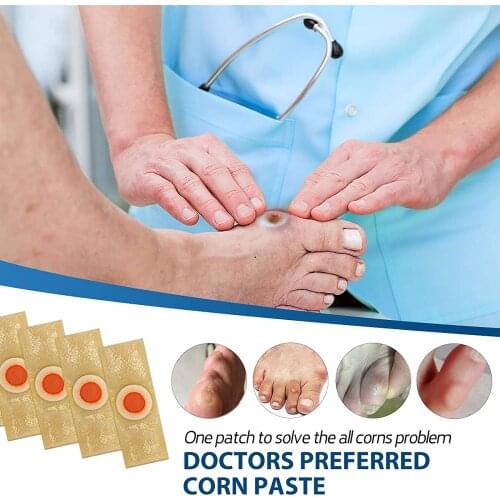 24-72PCS Foot Care Medical Callus Sticker Corn Adhesive Plaster Warts Thorn Killer Feet Plantar Dry Calluses Removal Detox Patch