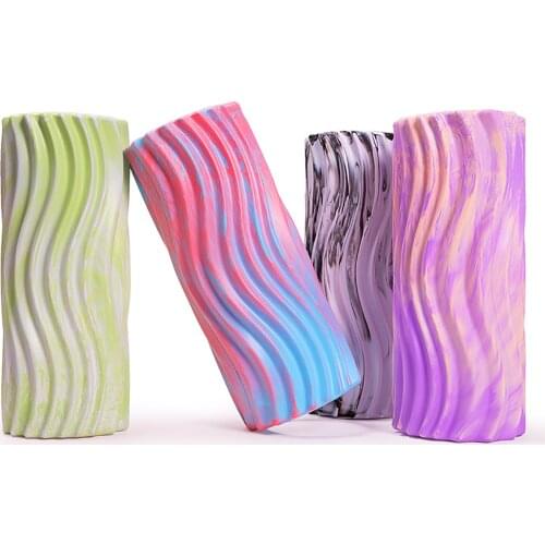 33CM/45CM Camouflage Yoga Column EVA Fitness Foam Roller Medium Density Deep Tissue Massager for Muscel Self-Myofascial Release
