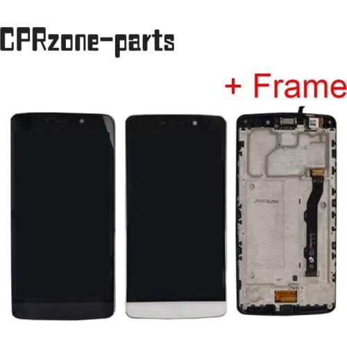5.5" Black / White With Frame For TP-LINK Neffos C5 Max LCD Display With Touch Screen Digitizer Sensor Panel Assembly