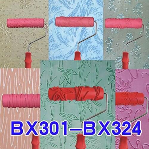7 "embossed rubber roller liquid wallpaper printing diatom mud art paint art paint"