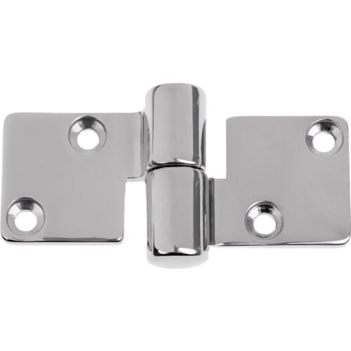 90x38mm Boat Right Take-Apart Hinge - Precision Polished 316 Stainless Steel