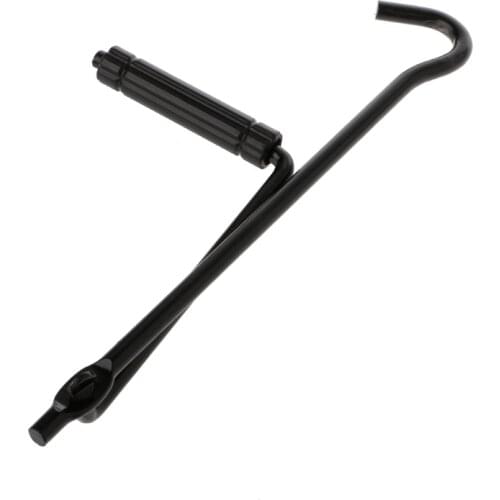 K0AF Car Metal Handle Scissors Jack Wrench Auto Black Durable Wheel Repair Tool