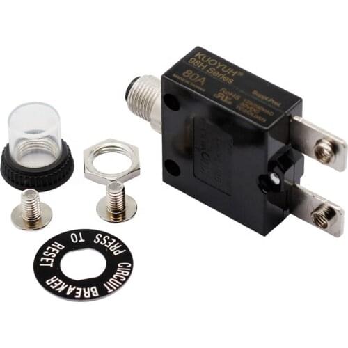 Kuoyuh electronic 98H series 80A auto recloser disyuntor thermal protector circuit breaker