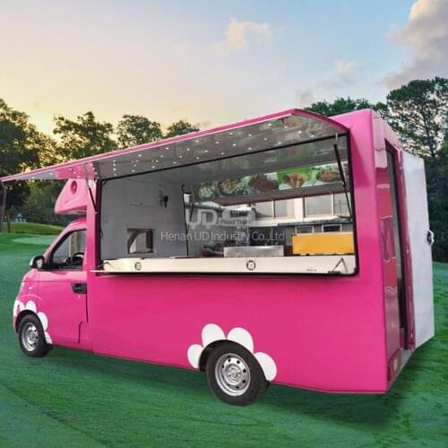 Hot Sale Street Mobile Fast Food Cart Halal Taco BBQ Food Truck