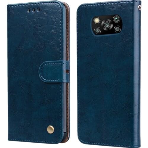 Leather Wallet Case For Xiaomi Poco X3 NFC Mi 10T Lite Pro Case Silicone Soft Flip Cover Poco X3 NFC M3 Case Funda Poco X 3 NFC