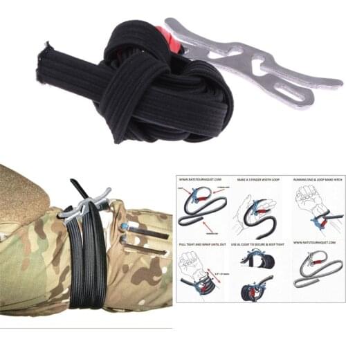 Tourniquet belt bandage Bleed Stop medical Lifesave first aid Outdoor emergent kit Military survive rescue camp hike Trauma