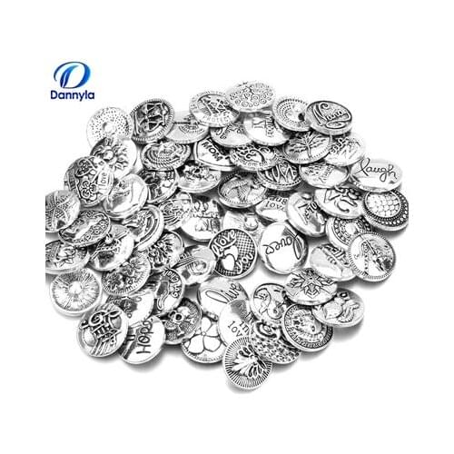 Different coins with pretty patterns Snap Button Fit DIY 18mm Snap Bracelet Necklace Jewelry LSSN730-734