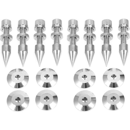 Retail M8 X 60 Speaker Peak Isolation Nail Stand Foot HiFi Speaker Shockproof Cone Bottom Pad Speaker Peak Pad