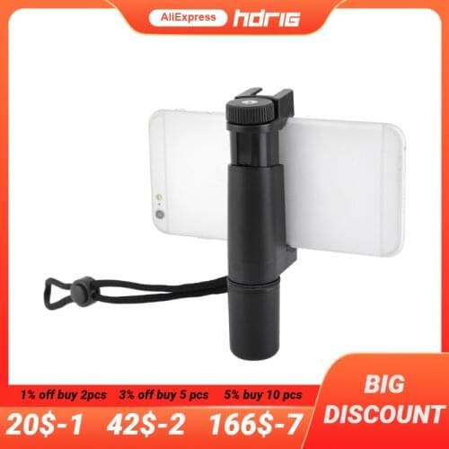HDRIG Pro Smartphone Video Grip with Cold Shoe Mount Gradient Level