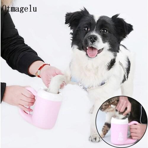 Pet Cat Dog Foot Clean Cup Simple Manual Cleaning Tool Silicone Washing Brush Paw Washer Comb Bulldog Supplies Pet Accessories