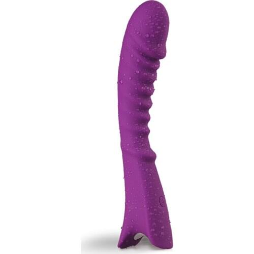 Silicone Clitoris Vibrator Dildo for Exciting Stimulation Waterproof Power Silicone Dildo Vibrator for Women