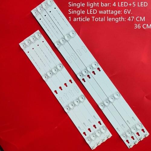 15set LED Backlight strip for Toshiba L49S4900fs 49L2600 49U7800 49P2US 49L2900 49D2900 49S405 49S403 TOT_49_D2900 U49P6066