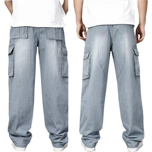 WZJHZ Loose Jeans For Men