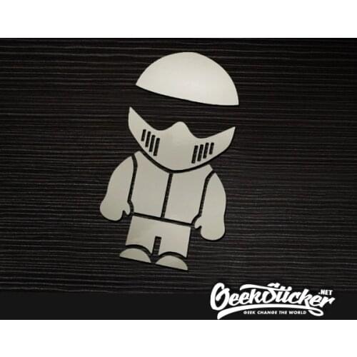 Funny TopGear car sticker cute Stig car styling motorcycle sticker Reflective Vinyl Decal Waterproof Sticker For car Accessory