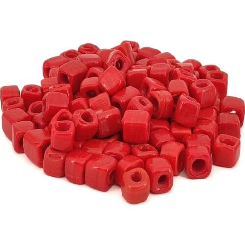 Square Glass Beads 20 Pcs