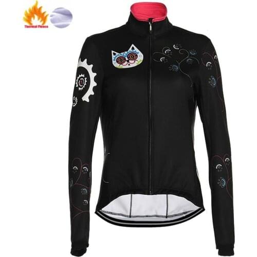 2021 Bolbeno cat Cycling Jersey Winter Cycling Clothing Long Sleeve Women Bicycle Jerseys Road Bike Shirts MTB Clothes Maillot