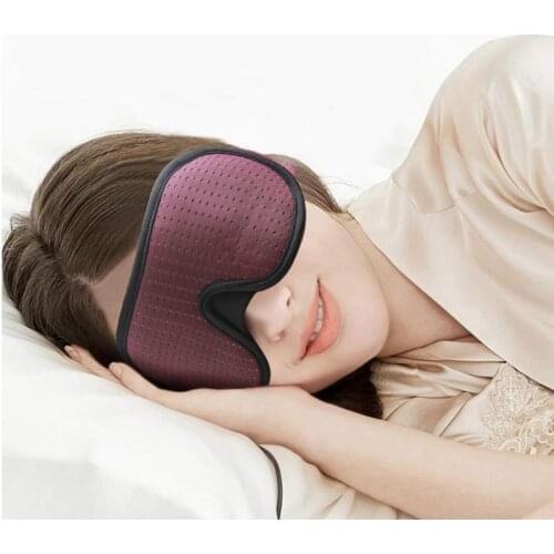 3D Sleeping Mask Block Out Light Soft Padded Sleep Mask For Eyes Eye Shade Blindfold Sleeping Aid Face Mask Eyepatch