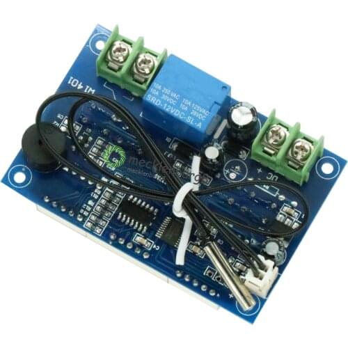 Automatic adjustment! W1401 LED digital thermostat Temperature controller 9-99C thermostat Module 12 V DC / 220 V AC + NTC Senso