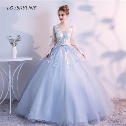 Quinceanera Dresses For 15 Appliques V-neck 16 Ball Gowns Party Dress Performance Dress Custom Plus sizes