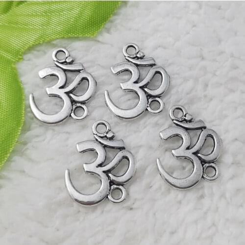 Free Ship 320 pcs Antique silver number “30” connectors 21x16mm