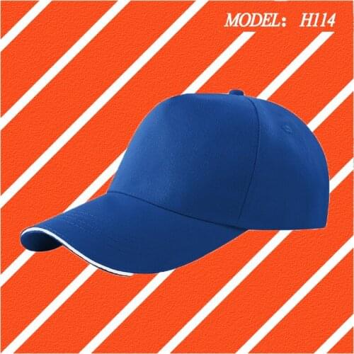 Activity Baseball Work Cap Volunteer Cap Sandwich Pure Cotton Fine Twill Advertising Cap H114