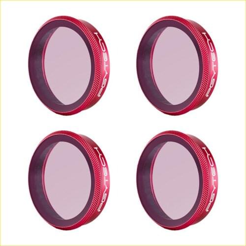 In Stock PGYTECH ND 4 SET For DJI Osmo Action Professional Filters ND 8 16 32 64 PL lens Filter ND8 ND16 ND32 ND64