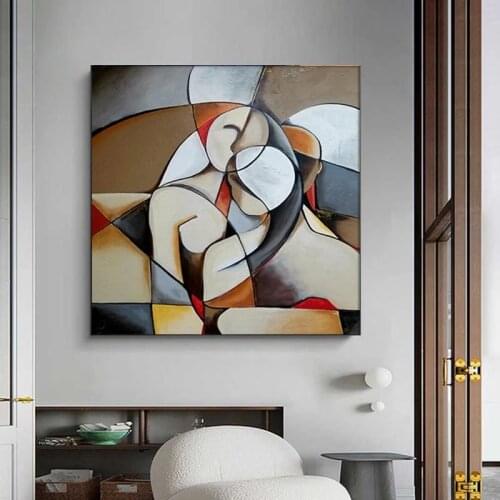 Abstract Dreaming Woman By Picasso Canvas Painting Famous Artworks Posters and Print Wall Art Picture for Living Room Home Decor