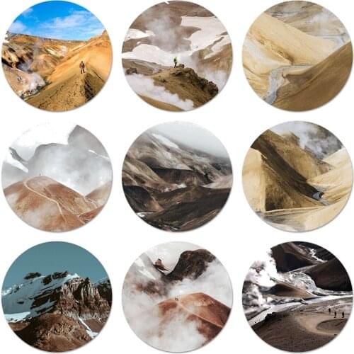 Kerlingarfjoll Iceland traveler Icons Pins Badge Decoration Brooches Metal Badges For Clothes Backpack Decoration