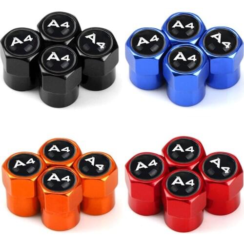 4pcs car tire valve cover wheel air protection cap for Audi A4 A3 A5 A6 A7 A8 Car Accessories