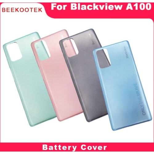 New Original Battery Cover Mobile Phone Back Cover Repair Replacement Accessories Parts For Blackview A100 6.67 inch Smartphone