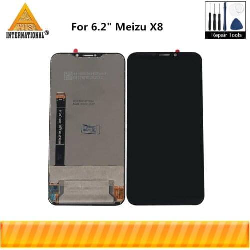 Original 6.2" For Meizu X8 X 8 Axisinternational LCD Screen Display+Touch Panel Digitizer For Meizu X8 M852H LCD Display Frame