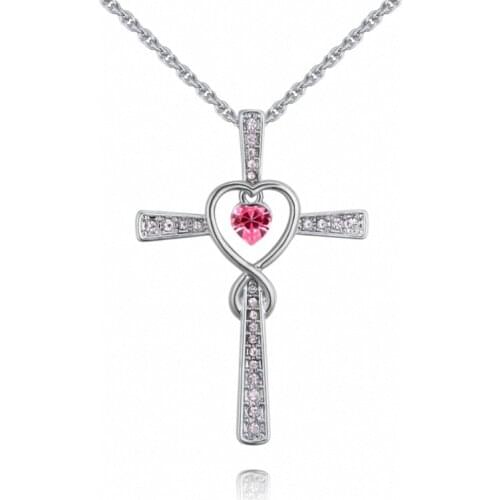 TRACYSWING 6 Colors Real Rose Gold Color Austrian Crystals Sweater pendant necklace for women monkey style #TW133265