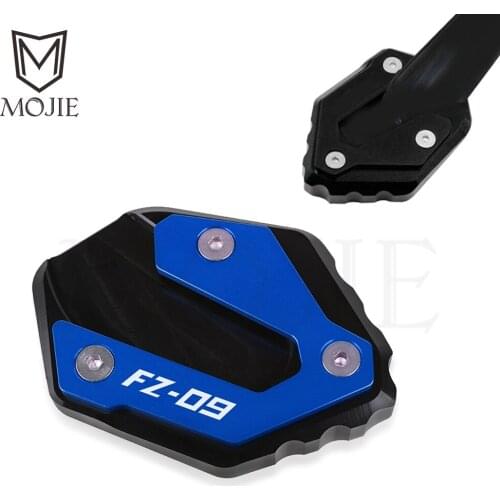 For YAMAHA FZ-09 FZ09 FZ 09 2013-2021 2020 2019 Motorcycle CNC Kickstand Foot Side Stand Extension Pad Support Plate Enlarge