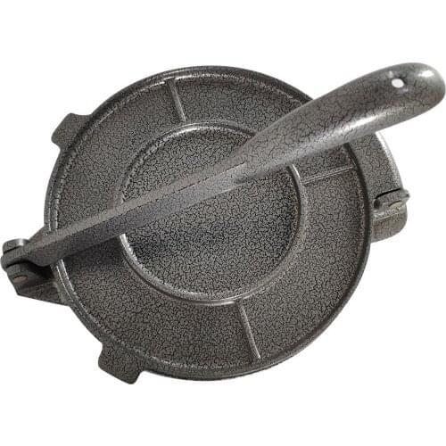 Portable Foldable 8Inch Aluminum Heavy Duty Tortilla Dough Hand Press Maker Machine Kitchen Bakeware Tool Home Pie Tool