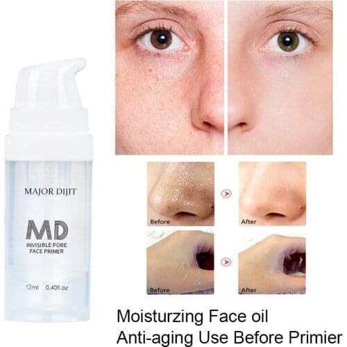 12ml Primer Makeup Oil Control Make Up Face Base Cream Long-lasting Pores Invisible Professional Foundation Primer Cosmetic