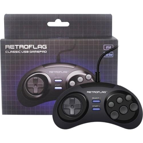 Retroflag Wired USB Game Controller Classic Gamepad Controller Joystick for Raspberry Pi 4 Model B 3B Plus Switch for Windows