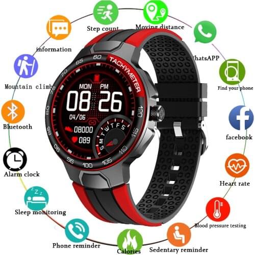 LIGE Smart Watch Men Sports Watch Men Smartwatch Electronics Smart Clock For Android IOS Fitness Tracker Full Touch Smartwatch