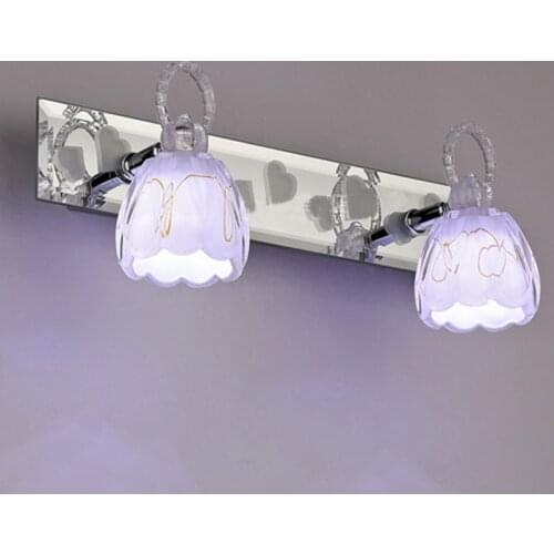 Oder Modern 2/3 Bulbs LED Bathroom Bedroom Wall Lamp Lampada Led Light Warm Cold Light Modern Toilet Lamp Rotating light