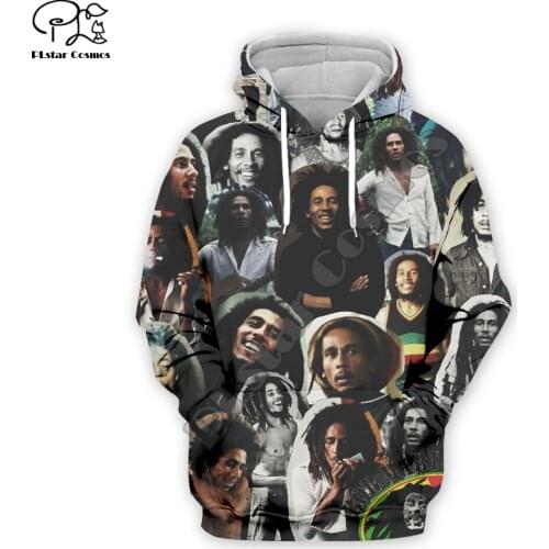 PLstar Cosmos Reggae Bob Marley Tracksuit Colorful 3DPrint Hoodie/Sweatshirt/Jacket/Men Women hiphop casual new fashion Swag s-1