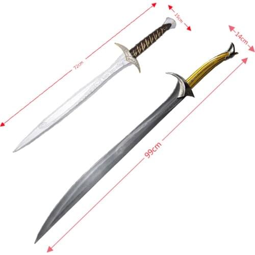 The in Oak Shield Sword Movie Orcrist Toy Home Furnishing Send one of the kids child Boutique 72cm Halloween props
