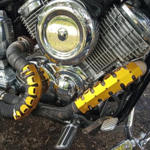 For Honda CBR600RR CB400 CB1000R CB650F CB500X CB 400 1000R 650F 500X Universal Exhaust Heat Shield Muffler Protector Cover