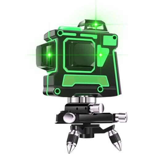 Infrared Level 12 Lines 3D Self-Leveling 360 Horizontal And Vertical Super Powerful Green Beam Line For Construction Site