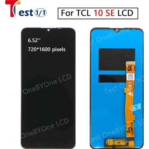 6.52" For TCL 10 SE T766H T766J T766U LCD Display+Touch Screen Digitizer Assembly For TCL 10SE LCD Sensor Screen